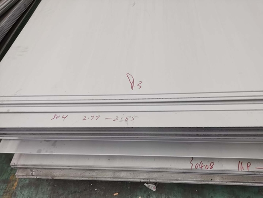 No.1 Finalización de la hoja de acero inoxidable 4x8 304 laminada en caliente estándar ASTM